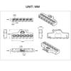 Low Voltage Quick Connect Wire Splitter 12 Outputs for LED Strip Lighting Distribution Block