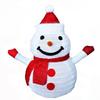 Christmas Snowman Decoration With LED Light 1.98FT Collapsible Christmas Snowman Santa Decor For Indoor Outdoor