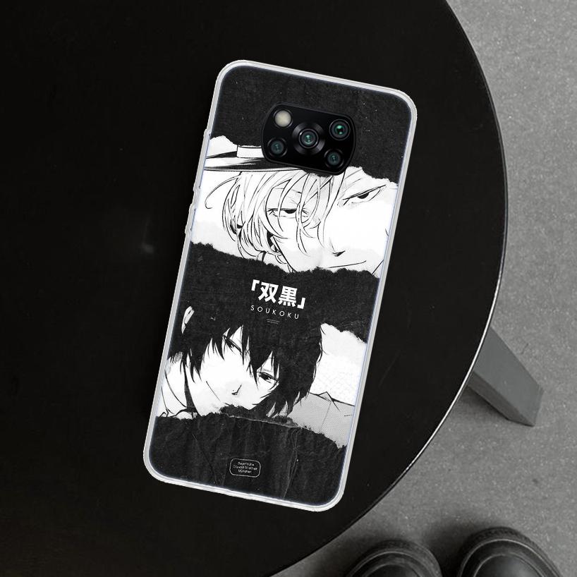 Bungou Stray Dogs Dazai Osamu Phone Case Cover For Xiaomi Poco X6 X5 X7 Pro F7 Ultra Redmi 15C 15 13C 13 12C 12 10C 10 10A 9C 9A