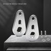Mountain Bike Motor Arm Plate Set, Steel Conversion Plates with Mounting Hardware and Size Reference for Electric Bike Replacement