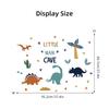 Cartoon Animal Cute Dinosaur Wall Stickers Removable for Kids Room Decoration Background Living Room Baby Nursery Wall Decals