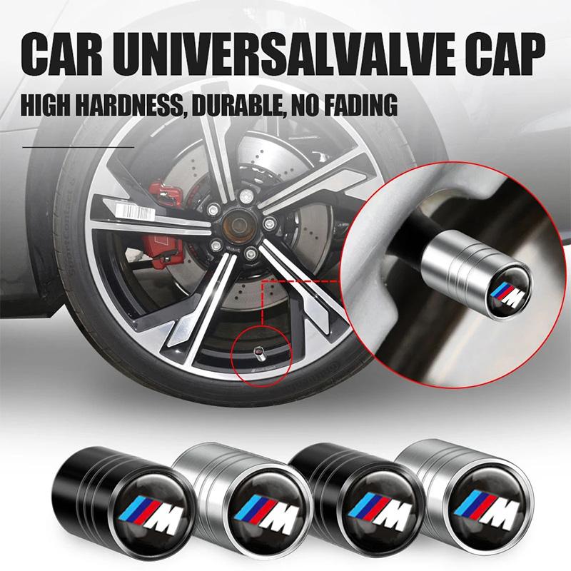 4Pcs Car Styling Wheel Tire Valve Caps Cover Accessories For BMW M Sports E36 E39 E46 E60 E90 E90 F10 F30 G20 G21 G30 G11 F15 X5