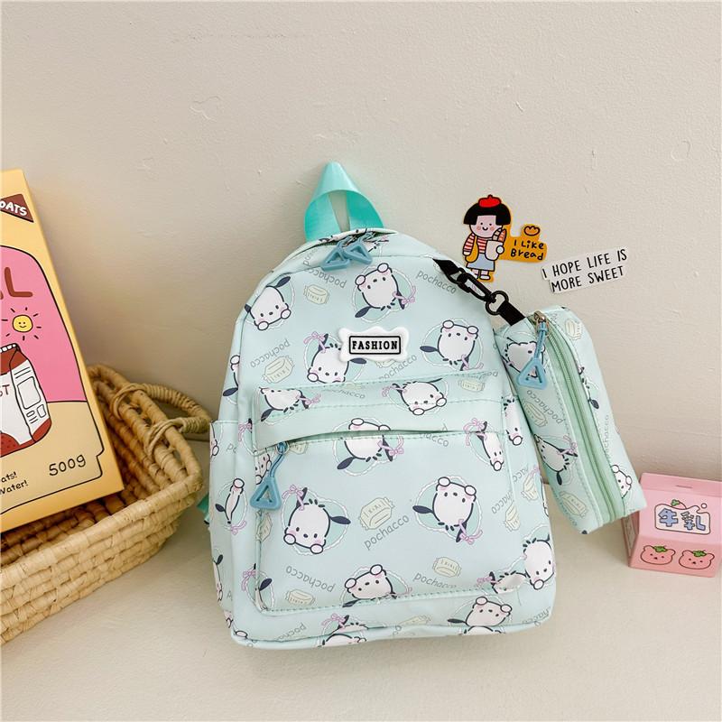 Adorable Cartoon Nylon Backpack For Kids School Or Outdoor Activities Unisex