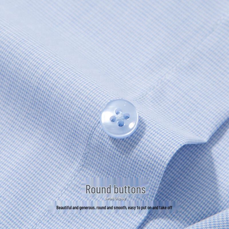 Hodo Men's Easy Care Silk & Modal Blend Long Sleeve Shirt