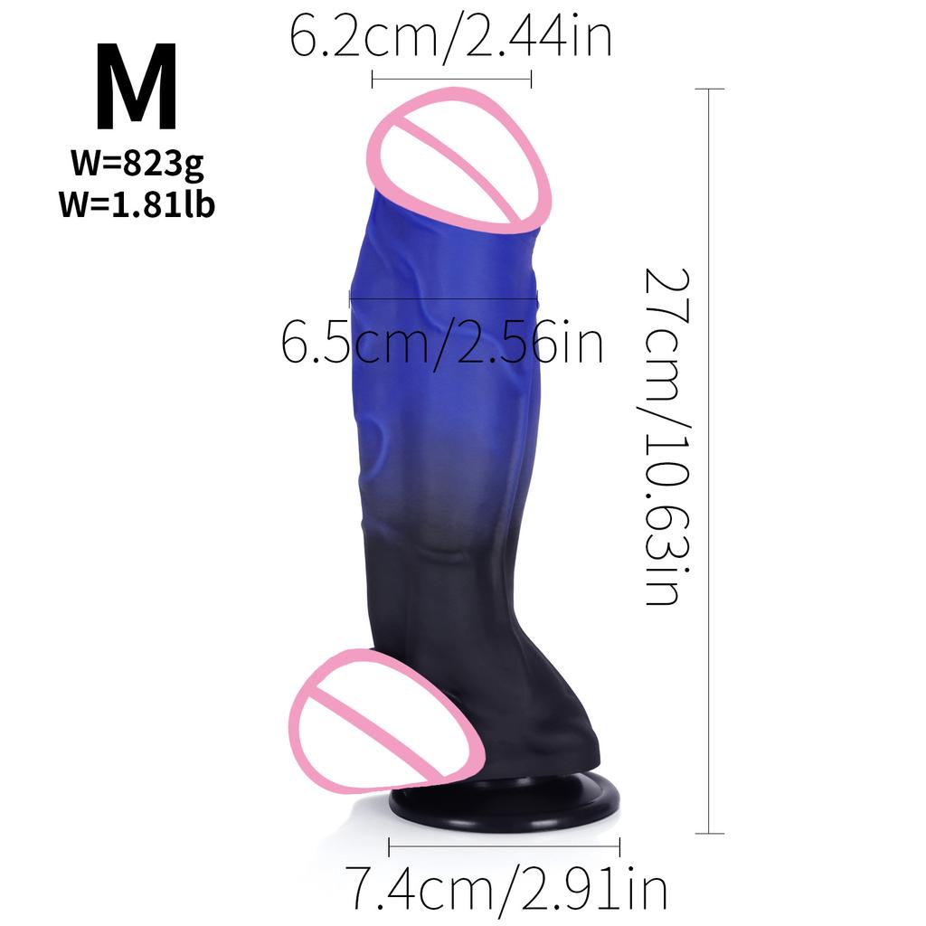 Super Large Female Simulation Big Penis Soft Silicone Dildo Adult Female Insert Sexy Masturbation Supplies Toys