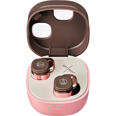 Audio-Technica ATH-SQ1TW2 PBW Wireless Earphones: Bluetooth / Compact & Lightweight / Up To 20 Hours Playback / Low Latency / Ambient Sound Passthroug