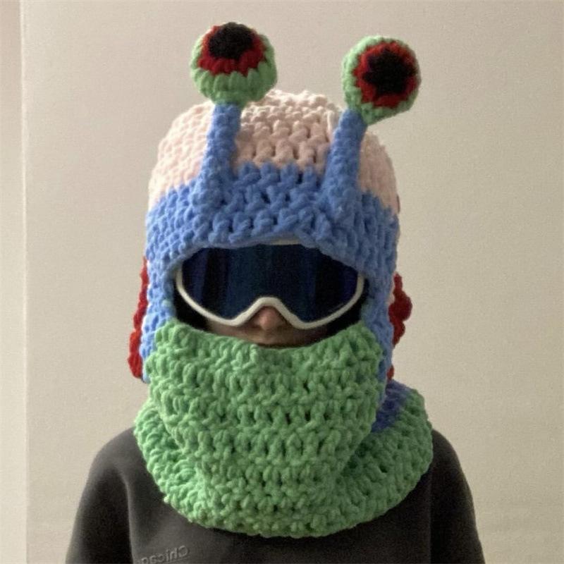 Neuer handgemachter gehäkelter Mais-Hut, personalisierter lustiger Party-Eltern-Kind-Hut