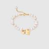 Baroque Natural Freshwater Pearl Beaded Bracelet Women's High-end Sense Light Luxury Niche Design Sense Versatile Jewelry