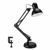 Black Articulated LED Desk Lamp – Eye Protection, Metal, Clamp &; Adjustable Base