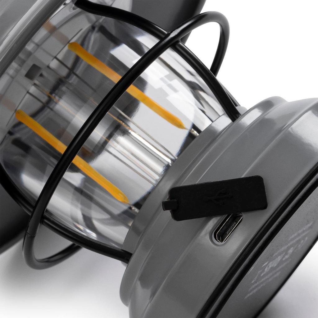 BAREBONES Mini Edison Lantern LED, Slate Gray [Official Japanese Distributor]