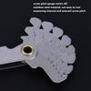 Metric60 Degrees  Stainless Steel Screw Measuring Thread Pitch Gauge