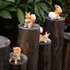1pc, Creative Cute Healing Realistic Little Squirrel,big Tail Squirrel, Frolicking Squirrel Resin Handicraft Ornaments.