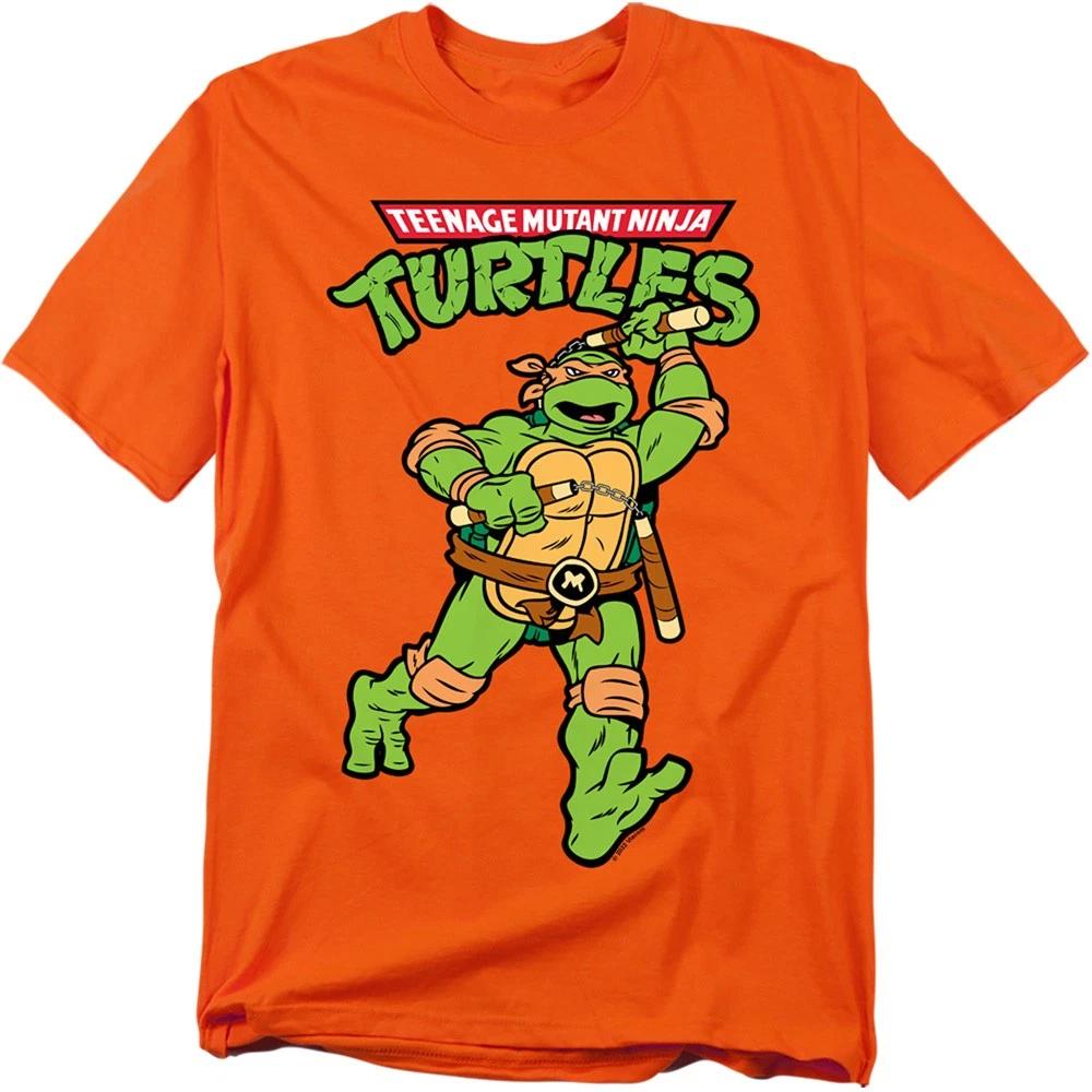 TMNT - Teenage Mutant Ninja Turtles - Retro Mikey - Men Children s T-shirt 100
