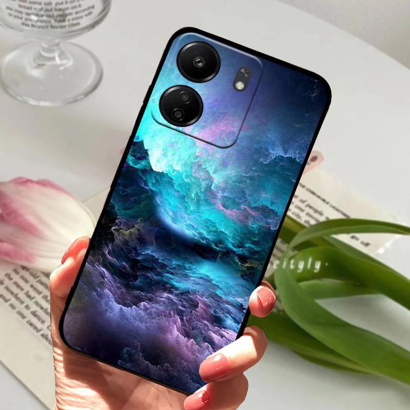 Cute Cartoon Soft Case For Redmi 13C 13 4G 5G Silicone TPU Phone Cover For Xiaomi Redmi 13R Phone Protective Fundas Capa Cases