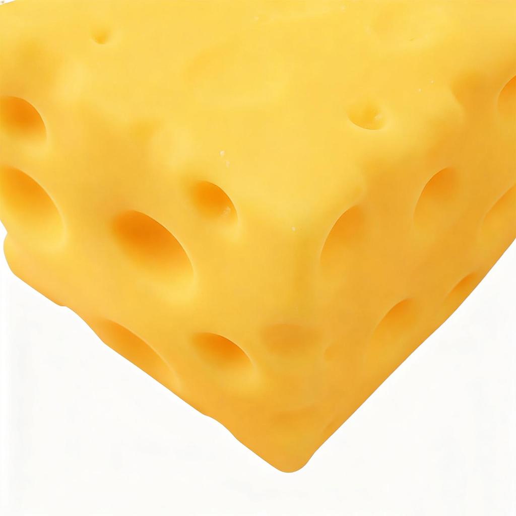 10CM/12CM Big Squeeze Cheese Toy Slow Rising Food Squeeze Sensory Stress Reliever Cheese Block Decompress Toy for Kids Adults