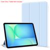 For Samsung Galaxy Tab S10/S10 FE 11'' 10.9'' SM-X720 SM-X520 Tri-fold Flip Case Magnetic Stand PU Leather Protective Cover