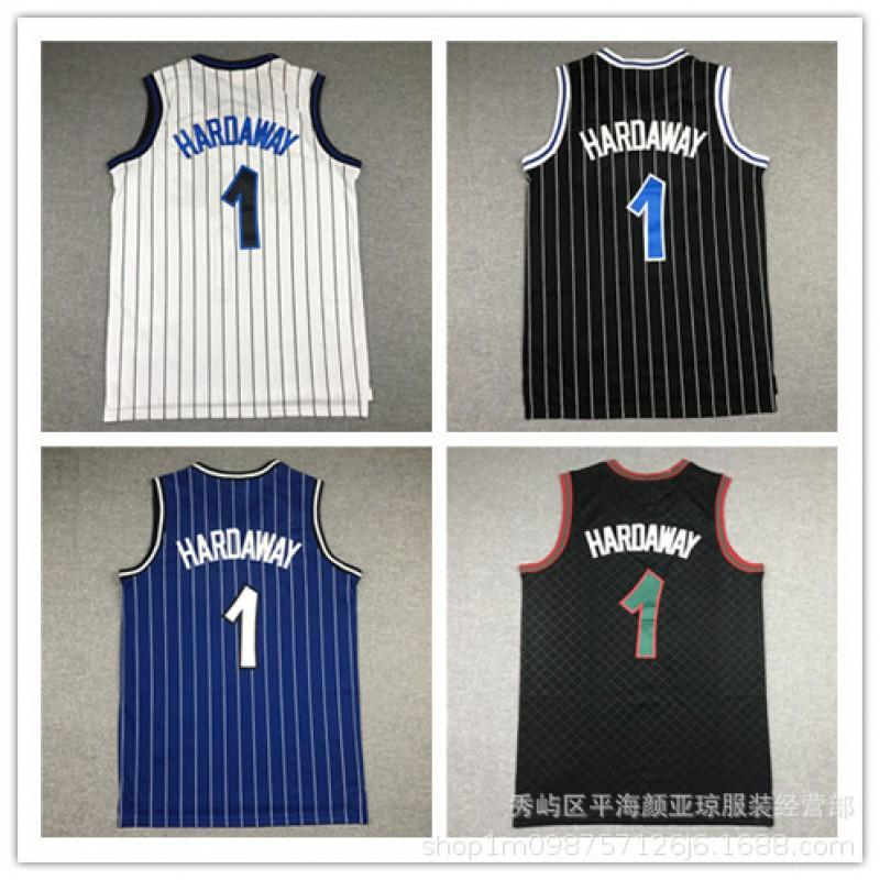 Embroidered Orlando Magic NBA Jersey Anfernee Hardaway 1 Basketball Uniform Men Women Fall Winter