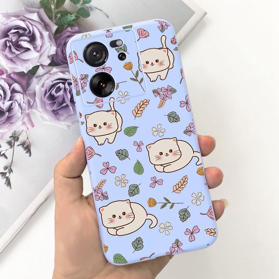 For Xiaomi 13T Pro Case Lovely Candy Painted Back Cover 6.67'' Soft Silicone Phone Case For Xiaomi Mi 13T Pro 13TPro Fundas Capa