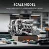 Mould King 10168 Technical Car Toys The Motorized V8 Tmin-turbo Engine Building Block Assembly Brick Model Kids Christmas Gift