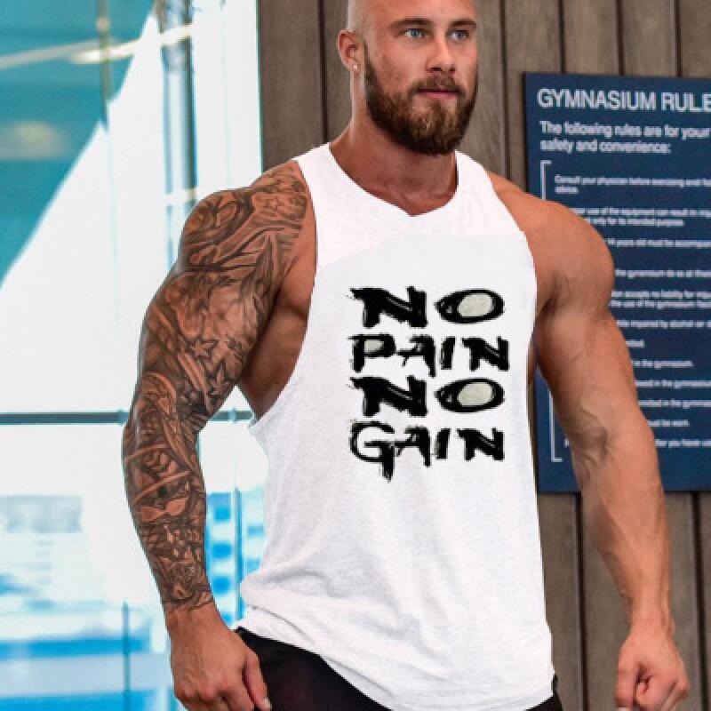 Men's Plus Size Sleeveless Sports Vest for Summer Fitness and Basketball