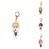 Chainsaw Man Acrylic Keychain Double Sided Printing Cartoon Character Bag Pendant