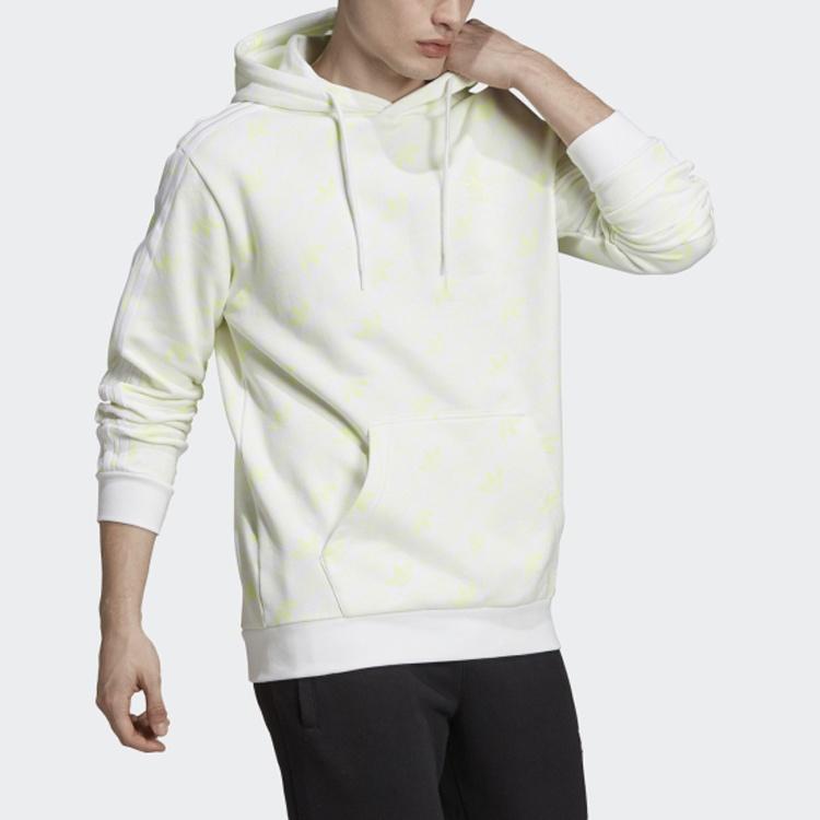 adidas Originals Mono Hoodle Hooded Sports Pullover White Men's ED7050