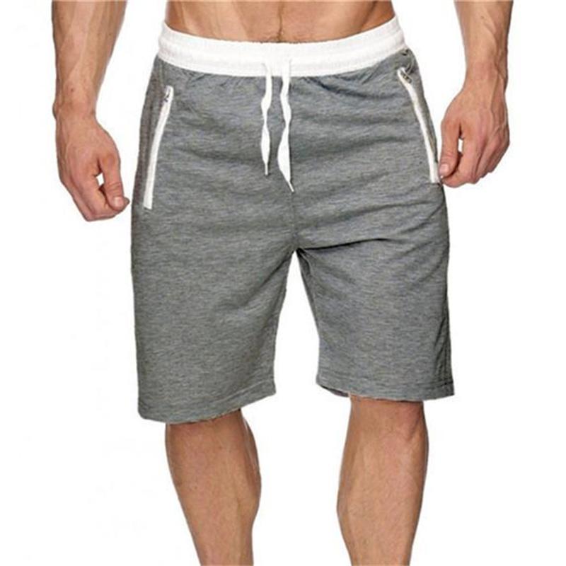 New Shorts For Men Summer Leisure Jogging Short Sleeve 2023 Outdoor Sports Fitness Men's Oversized Zipper Shorts