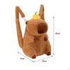 Capybara Backpack Funny Cartoon Lightweight Plush Cute for