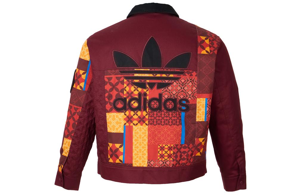 Damenjacke Adidas Originals Pufferjacke Winter Damen Dunkelrot