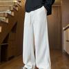 Men's Fleece Lined Straight Wide Leg Casual Pants