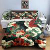 Dragon-themed floral. Bedding Duvet cover sets Duvet covers Pillowcases gifts (1 * Duvet Cover 2 * Pillowcases, without duvet insert)