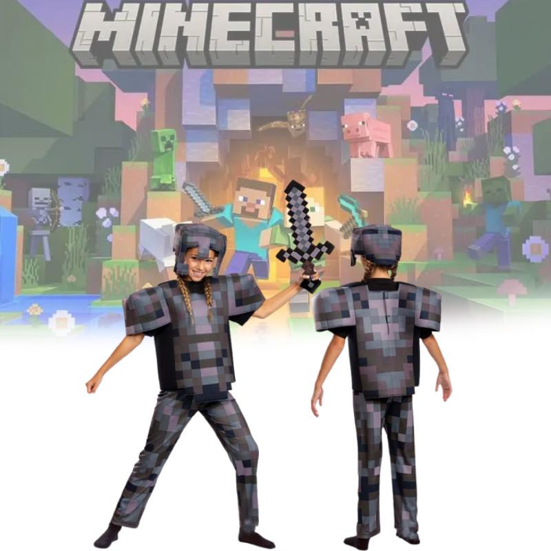 Halloween Diamond Minecraft Armor Series Cosplay Character Costumes Performance
