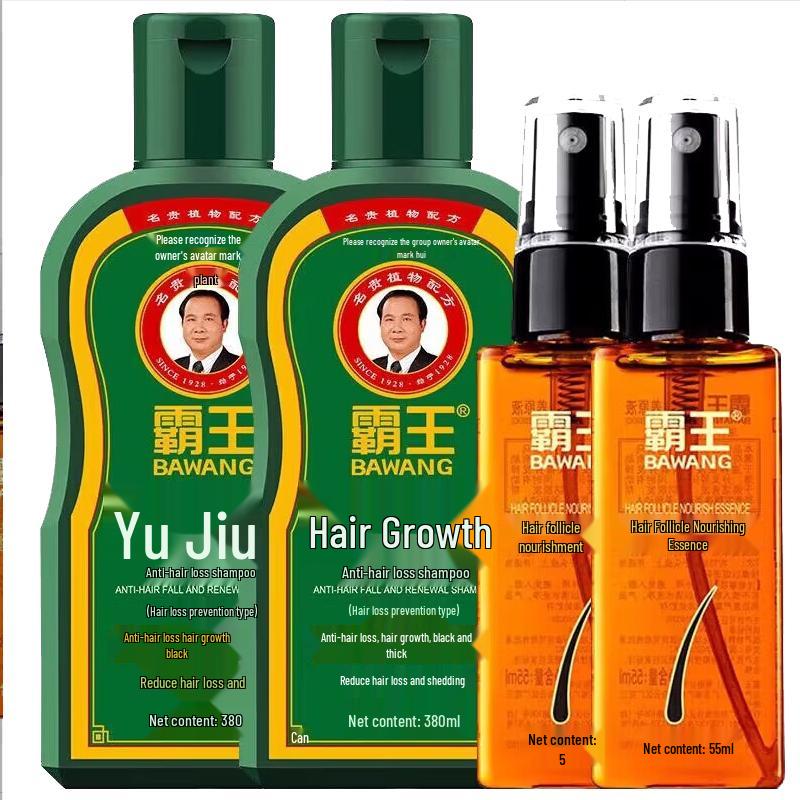 Bawang Haarwachstum Anti-Haarausfall Shampoo & Follikel-Pflege Set