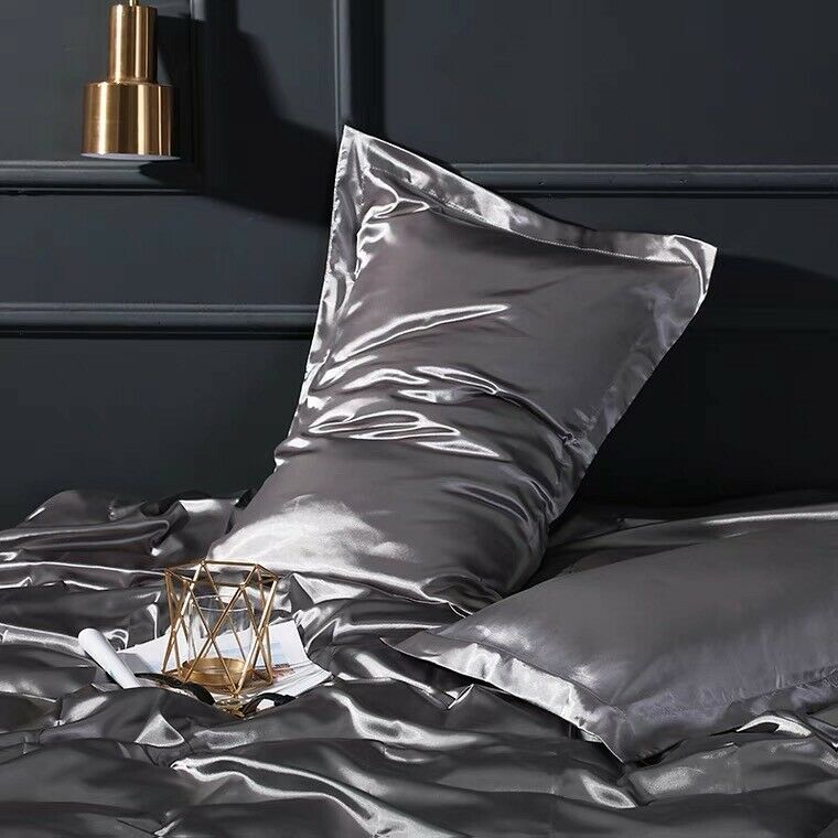 Charm Momme Anti-wrinkle Soft Protect Hair Skin Pillowcase Skin-friendly 48cm*74cm Artificial Silk Pillow Case PillowCase Luxury Mulberry For Bed