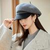 Autumn and Winter Hat Female Duck Tongue Beret Elegant Thermal Hat Hat for Cold Weather, Cycling, Pedestrian
