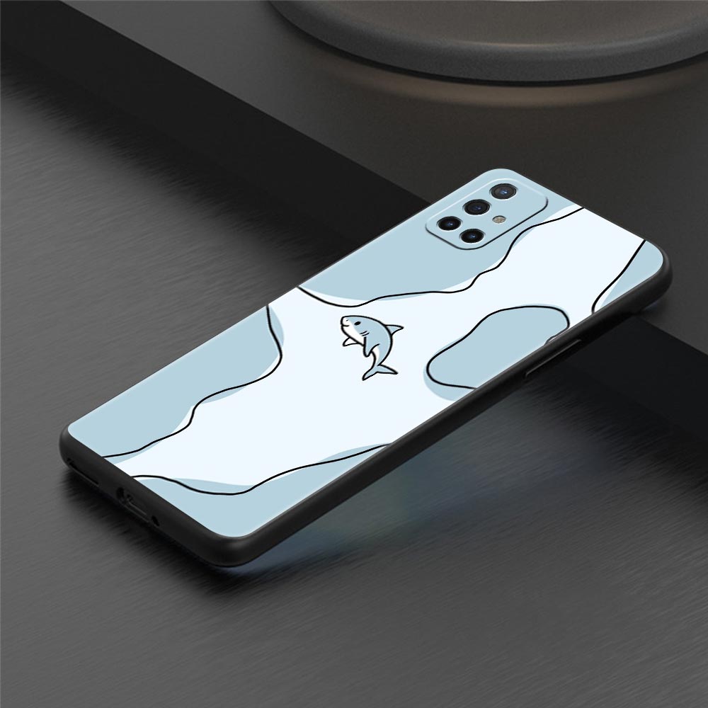 Handyhülle mit Meereshaie-Muster für Oneplus 13R 13 12R 11 10T 10R Nord N100 N200 N10 10 9 9R 9RT CE 3 2 Z Pro Weiche TPU-Hülle