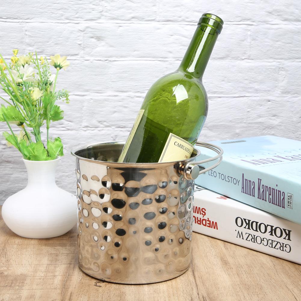 1L Nerezová nádoba na led Přenosný šampaňský sud s filtrem Domácí barové potřeby