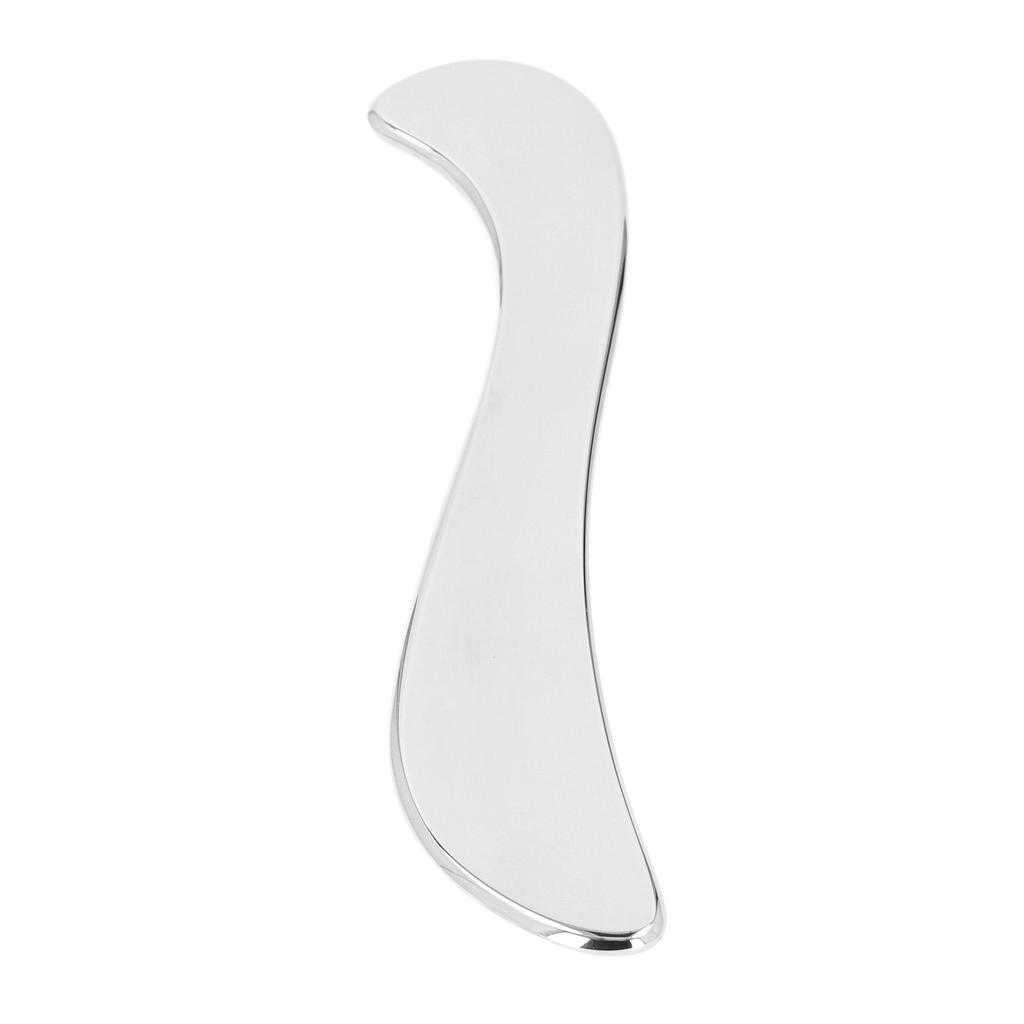 Stainless Steel Scraping Board Guasha Scraping Massage Tool S Shaped Stainless Steel Scraper Plate