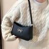 Women's Fashionable Shoulder Bag, Suitable for Banquets and Shopping, Bow-element Underarm Bag, Durable Material Handbag