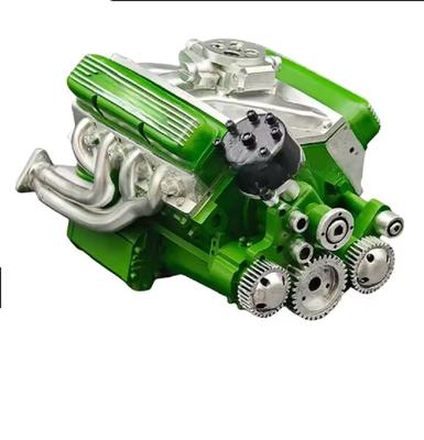 Small-Block Model Engine Resin Sculpture for Home Decor Resin Figurine Table Decor Home Decoration Sculpture Craft for Desk Book