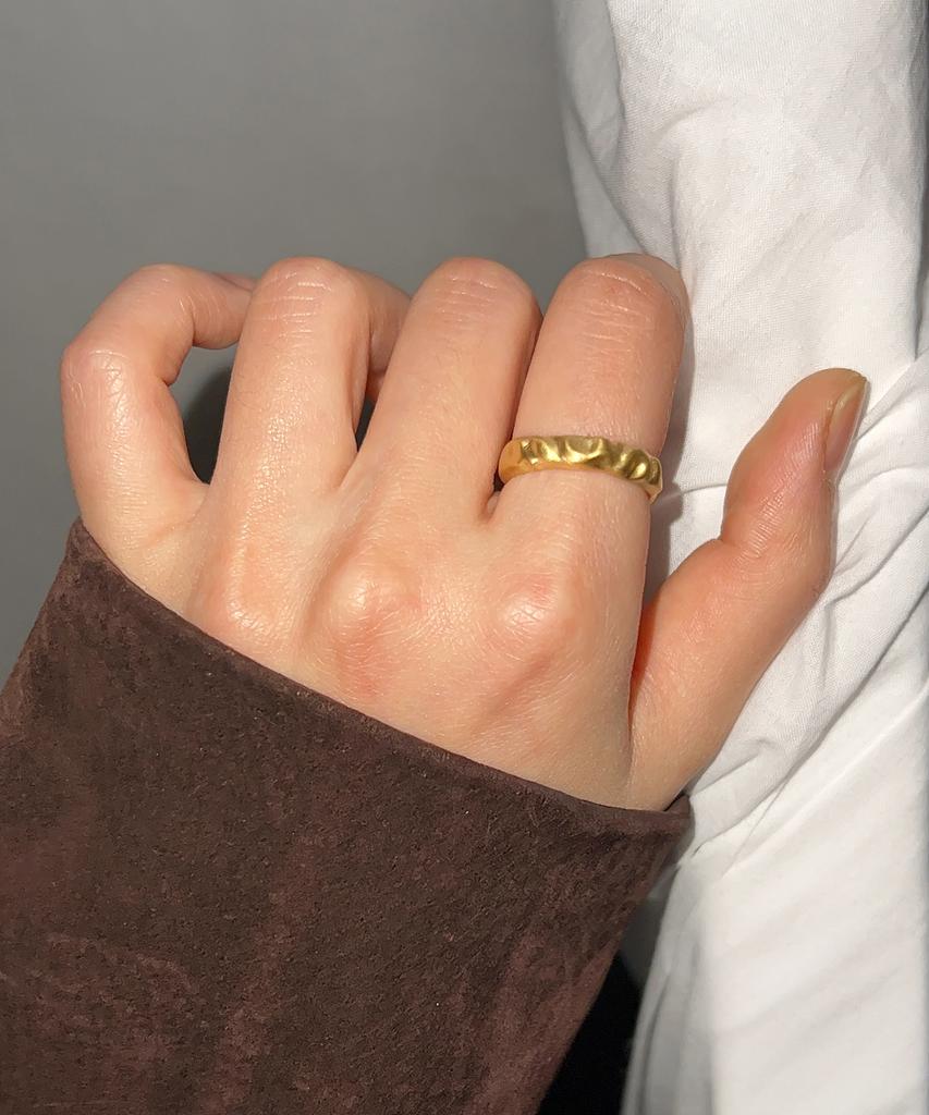 Siega House Shir Ring 03 (Soft-Gold)