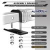 AUTMATCH Hitch Tightener Anti-Rattle Clamp, Heavy Duty Hitch Stabilizer for 1.5" and 2" Trailer