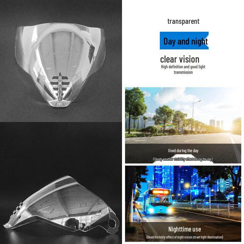 

Universal Electroplated High-Definition Lens for Oni Mask Airflite Helmet - Tea Color, Day and Night Compatible