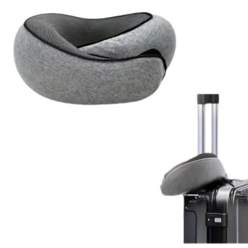 Μαξιλάρι λαιμού Memory Foam Αυχενικός σπόνδυλος Ταξίδι Φορητό μεσημεριανό διάλειμμα Αεροσκάφος U Τύπος μαξιλαριού Μαξιλάρι ύπνου Κάμπινγκ Τσάντα μεταφοράς