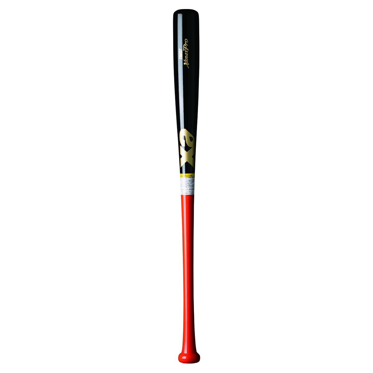

Xanax Baseball Softball Wooden Bat G10 Black x Orange (9020) 84cm BRBG10