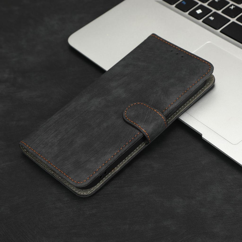 RFID Blocking Anti-scratch Phone Case For Realme 10 4G,Anti-fall Magnetic PU Leather Phone Cover with Wallet Stand