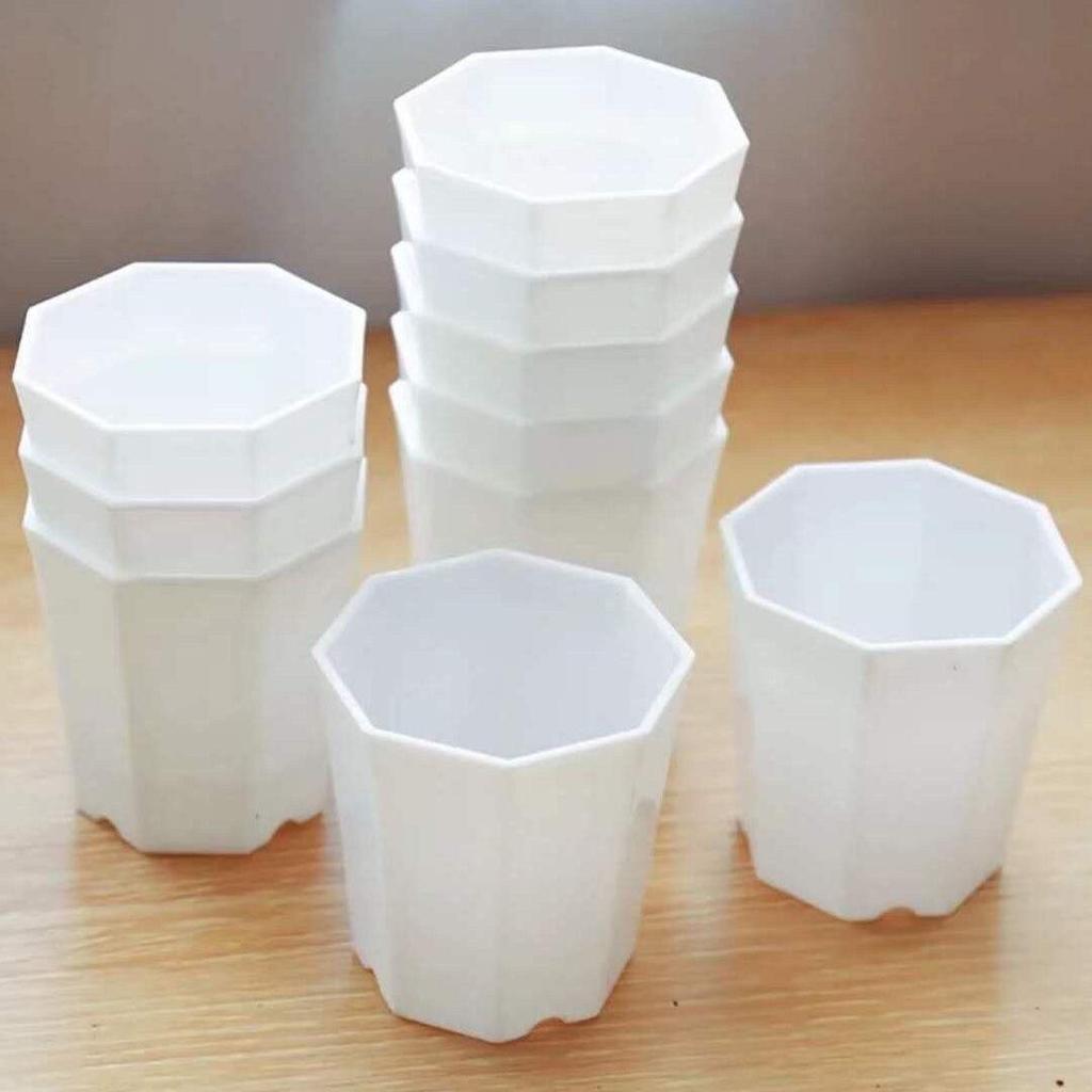 Clearance: Square and Rectangular Flower Pots - Thickened, Octagonal, Large & Small Sizes