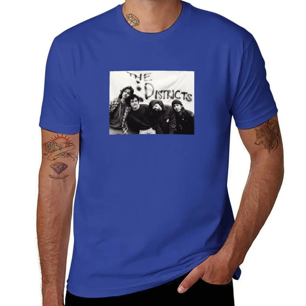 The Districts Image T-Shirt Vintage Clothes Plain Mens Vintage T Shirts