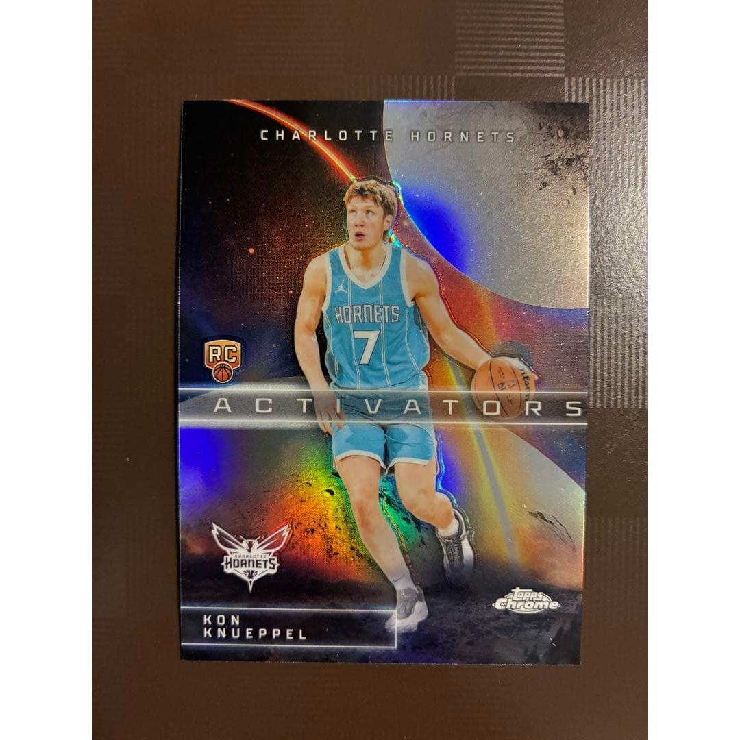 Used Topps Chrome NBA Kon Knueppel RC