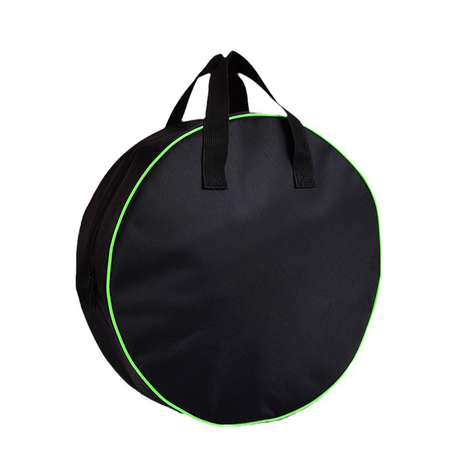 

Сверхпрочная сумка для хранения кабелей Водонепроницаемые органайзеры для зарядного кабеля электромобиля Круглый чехол-сумка для хранения инструментов для автодомов и домов на колесах зелёный